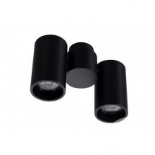 Makalu_2 lampa sufitowa 2x50W IP20 czarny
